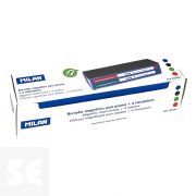 4 Rotuladores Pizarra Blanca en Caja-Borrador