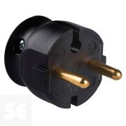 Clavija Ext Plan Negra 16a Eti