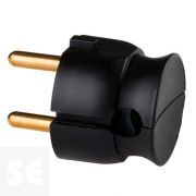 Clavija Ext Plan Negra 16a Eti