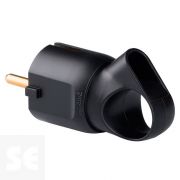 Clavija C/T Negra Gsb Negra 2p+T 16a