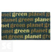Felpudo Coco Planeta Verde 40 x 70 cm. 