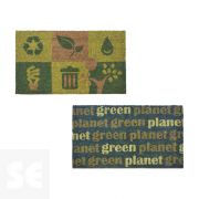 Felpudo Coco Planeta Verde 40 x 70 cm. 