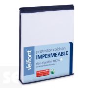 Protector Colchón Rizo Algodón Impermeable Aloe Vera de 135 cm