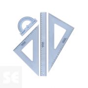 Juego de Reglas y accesorios de dibujo