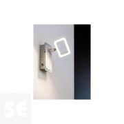 Foco Marco Frame 1x4,5 W Blanco Mate/Cromo 230 v Ref.66638