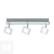 Foco Marco Frame 3x4,5 W Blanco Mate/Cromo 230 v Ref.66640