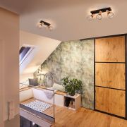 Aplique Lanka Led Negro-Madera Máx.2x20w/E14 66767