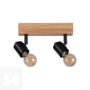 Aplique Arvid Led Madera-Negro Máx.2x20w/E27 66771