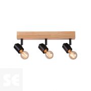 Aplique Arvid Led Madera-Negro Máx.3x20w/E27 66772