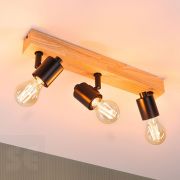 Aplique Arvid Led Madera-Negro Máx.3x20w/E27 66772