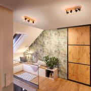 Aplique Arvid Led Madera-Negro Máx.3x20w/E27 66772