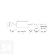 Tira Led Basic Set 825 lm-2700 k 1x10 W 1.5 m 70577