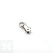 Polea Níquel Simple Giratoria R/Latonada 12x 3mm (1u.)