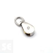 Polea Níquel Simple Giratoria  R/Latonada 30x10mm (1u.)