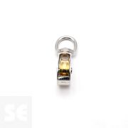 Polea Níquel Simple Giratoria  R/Latonada 30x10mm (1u.)