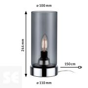 Lámpara Pinja Cromo Max. 1x20w-E14 Ref.77056