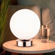 Lámpara Aari Cromo/Opal Max.1x20w-E14 R.77057