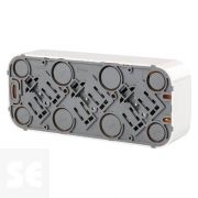 Forix Ip21 Base Triple Blanca 2p+T