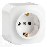 Forix Ip21 Base Blanca 2p+T