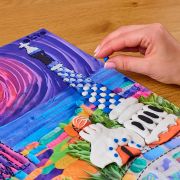 Pintura 3d Diy 30x40 Cm. Park Guell. Barcelona