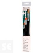 Set 6 Pinceles Sintéticos, Cerda Variados