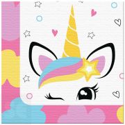 Servilletas 33x33 cm Unicorn Smile (20 uds.)