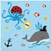 Servilletas 33x33 cm Pirates World (20 uds.)