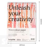 Bloc Papel Acuarela A3 12 Páginas 300g. 800502