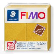 Fimo Pastilla Leather-Effect Ocre 57g