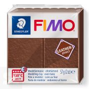 Fimo Pastilla Leather-Effect Nuez 57g