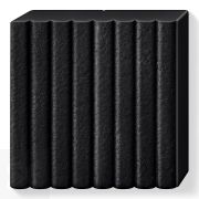 Fimo Pastilla Leather-Effect Negro 57g