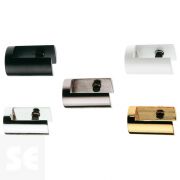 Soporte zamak baldas 6mm. Oro (2u.)