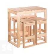 Mesa Rectangular Alto 105x104