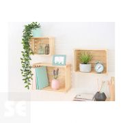 Caja Pino Tablilla Montada 24x15x13 cm