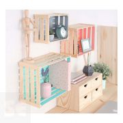 Caja Pino Tablilla Montada 24x15x13 cm