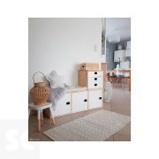 Cajonera Pino  3 Cajones Natural  33x36