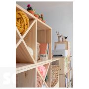 Cajonera Pino  3 Cajones Natural  33x36