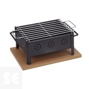 Barbacoa Sobremesa 25x20 cm (Parrilla Inox)