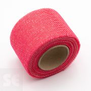 Cinta Malla Algodón Cortado Fucsia 5 m