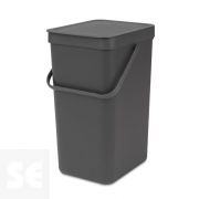 Sort & Go, Cubo de Desperdicios Gris 16 l