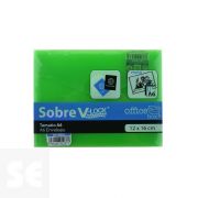 Sobre Cierre por contacto A6 Verde 90936