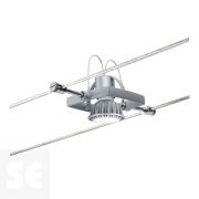 Foco Wire System Mac II en sistema de cable Cromo Mate 1x10 W Gu5 12v Ref.94132