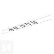 Sistema de Cable Set Mac II 105 Cromo Mate Incl. 5x10 W/Gu5.3 Ref.94133