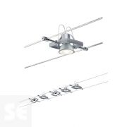 Sistema de Cable Set Mac II 105 Cromo Mate Incl. 5x10 W/Gu5.3 Ref.94133