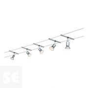 Sistema de Cable Spice Salt Metal Cromo Mate 5x10 W 230/12 v 80 va Ref.94145