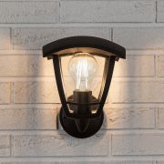 Aplique Ip44 Classic Curved Negro Máx.12w-E27 Ref.94391