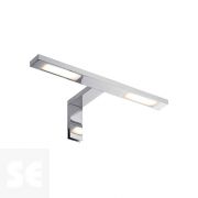 Lámpara de espejo y galería Double Hook Cromo Led 2x3,2 W 8 va Ref.99385