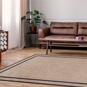 LIVING DEC - Alfombra tejido de vinilo Marco2 Gold 60x90 cm