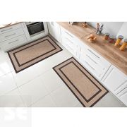 LIVING DEC - Alfombra tejido de vinilo Marco2 Gold 60x90 cm