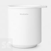 Portaalgodones Bote Organizador Mineral Blanco Fresco